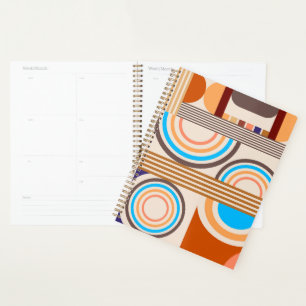 Agenda Patrón Retro Bauhaus