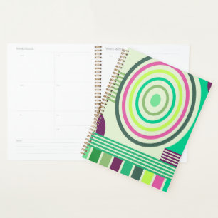 Agenda Patrón Retro Bauhaus