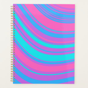 Agenda Patrón retro ondulado