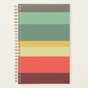 Agenda Patrón retro rayado