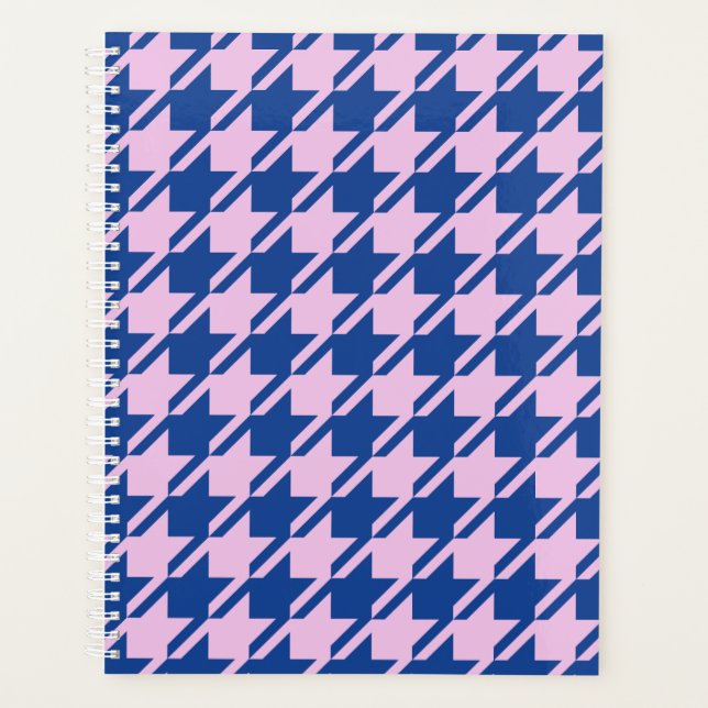 Agenda Patrón rosa y azul de Houndstap (Anverso)