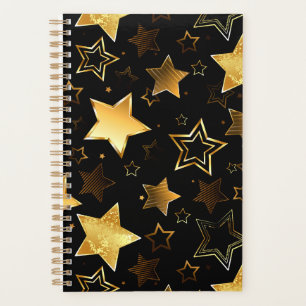 Agenda Patrón sin foco con las estrellas doradas