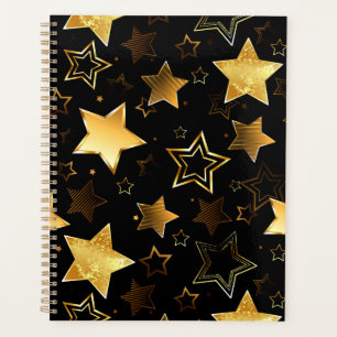 Agenda Patrón sin foco con las estrellas doradas