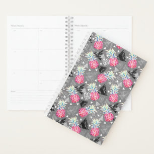 Agenda Patrón texturizado de piña geométrica