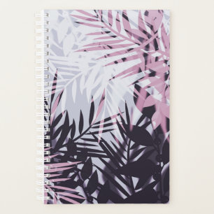 Agenda Patrón tropical azul claro