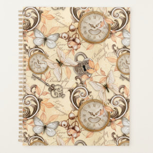 Agenda Patrón victoriano vintage Shabby Chic Country