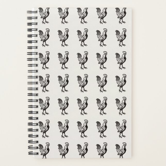 Agenda Patrones de gallos de Julie de Graag 2022 (Anverso)