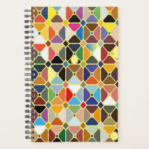 Agenda Patrones geométricos multicolores con formas oct