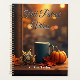 Agenda Patrulla de caída personalizada Vibes policía de o