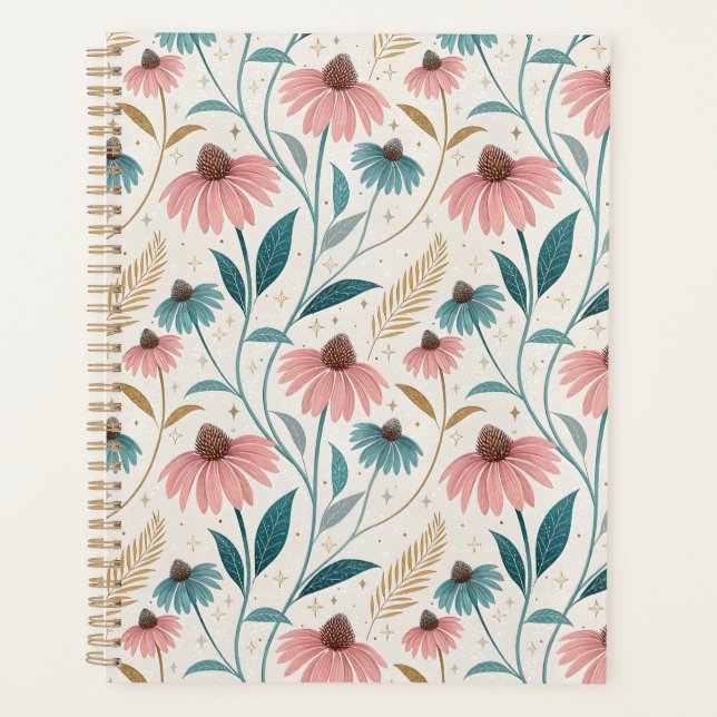 Agenda Pattern Echineceas Glitter (Anverso)