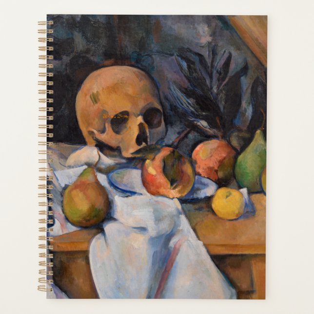 Agenda Paul Cezanne - Todavía la vida con Skull (Anverso)