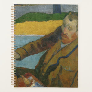 Agenda Paul Gauguin Vincent van Gogh pintando girasoles