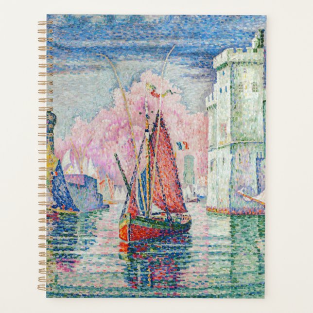 Agenda Paul Signac - Entrada al puerto de La Rochelle (Anverso)
