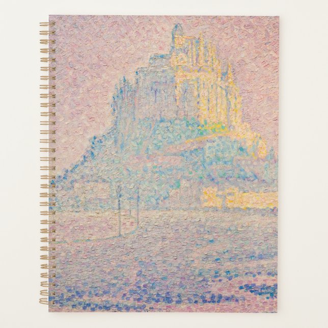 Agenda Paul Signac - Monte Saint Michel Niebla y Sol (Anverso)