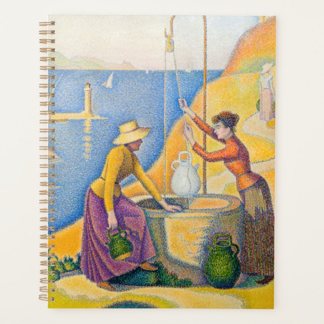 Agenda Paul Signac - Mujeres en el pozo (Anverso)