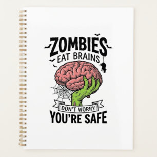 Agenda Payaso Zombie Come Cerebros Estás Seguro Halloween