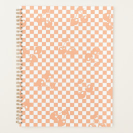 Agenda Peach Fuzz Cherry Gingham Pattern