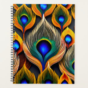 Agenda Peacock Feathers