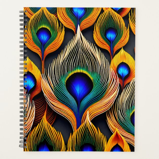 Agenda Peacock Feathers (Anverso)