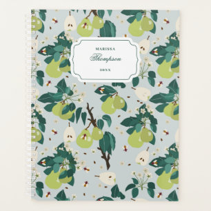 Agenda Pears & Bees in a Botanical Floral Garden Receta