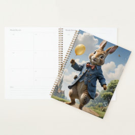 Agenda Pedro el conejo con globos