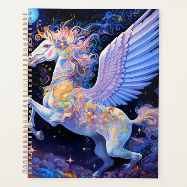 Agenda Pegasus Fantasy Art (Anverso)