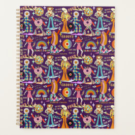 Agenda Pegatinas Disco de los 70