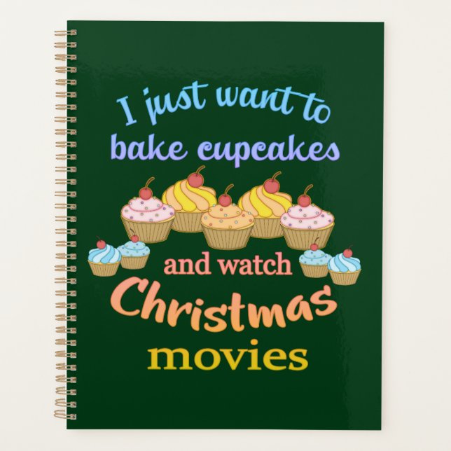 Agenda Películas de Navidad y Cupcakes (Anverso)