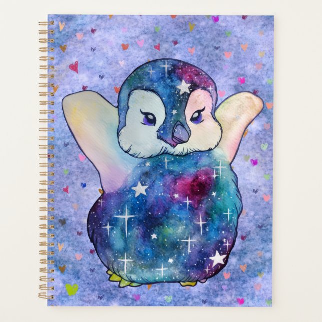 Agenda Penguin named Button (Anverso)