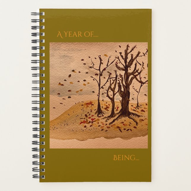 Agenda Pensamientos de Otoño (Anverso)