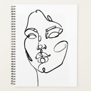 Agenda Pensamientos lineales - cara
