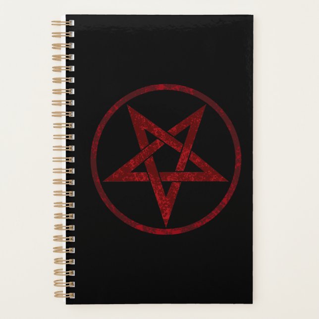 Agenda Pentagram del diablo Rojo (Anverso)