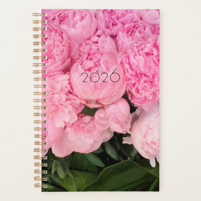 Agenda Peonies at the Plaza 2026 Planner (Anverso)