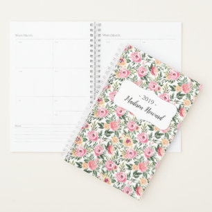 Agenda Peony de acuarela