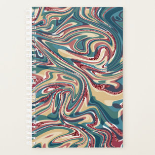 Agenda Pequeña (5,5" x 8,5"), cubierta dura, espiral blan