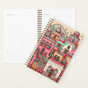 Agenda Pequeña aldea colorida
