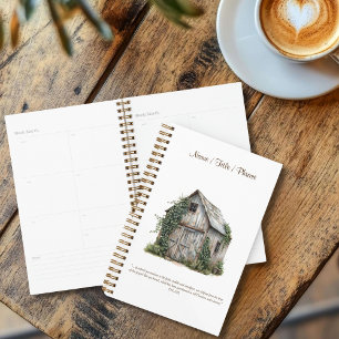 Agenda Pequeño plan personalizado de granjas de campo