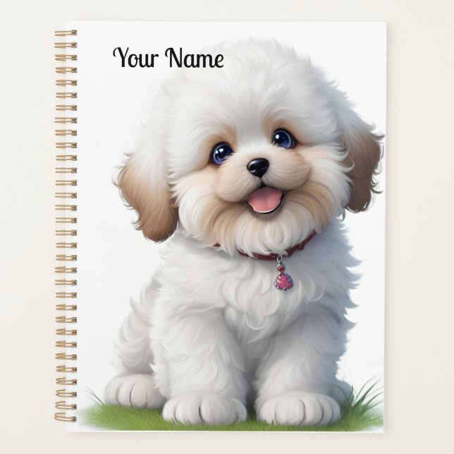 Agenda Pequeño Shih Tzu Cuppy Perro Lover (Anverso)