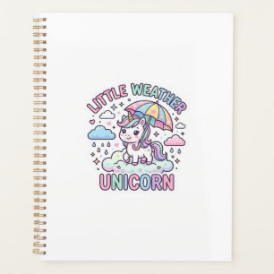Agenda Pequeño Unicornio Climático Diseño Gráfico Unicorn