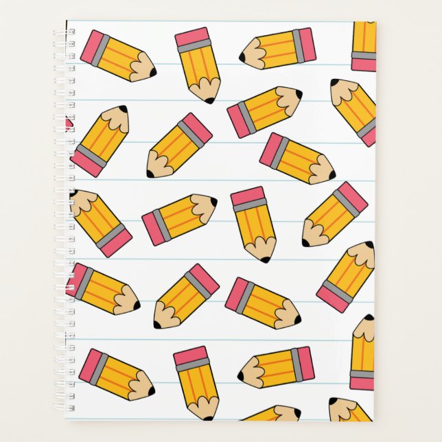 Agenda Pequeños lápices en papel (Anverso)