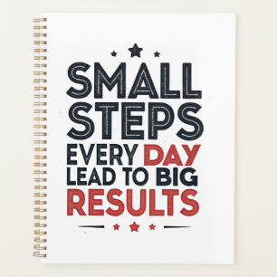Agenda Pequeños Pasos Cada Día Llevan – Frase Motivaciona