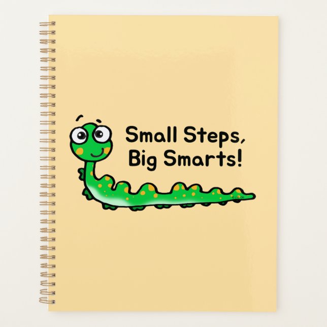 Agenda Pequeños pasos Personalizado de oruga de Smarts gr (Anverso)