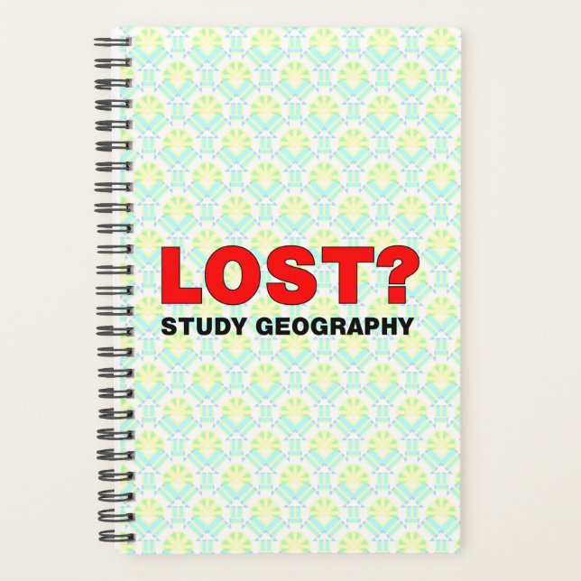 Agenda ¿Perdido? Geografía del estudio (Anverso)