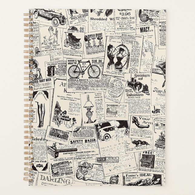 Agenda Periódico Vintage (Anverso)