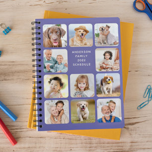 Agenda Periwinkle de 11 Collages de fotos personalizado m