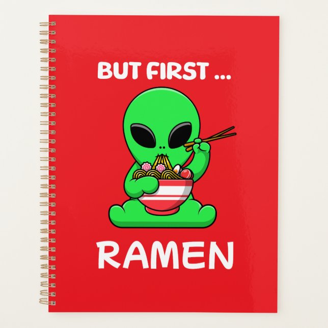 Agenda Pero primero Ramen divertido Alien (Anverso)