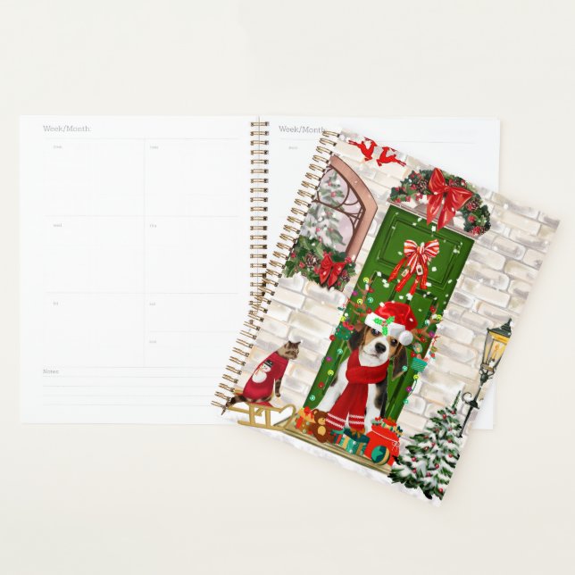 Agenda Perrito Beagle Navidad  (Demostración)