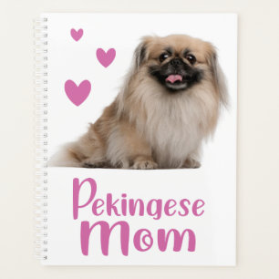 Agenda Perro adorable amante mamá regalo Pekingese