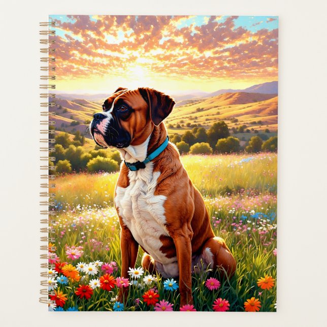 Agenda Perro boxer (Anverso)