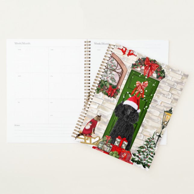 Agenda Perro Caniche Navidad  (Demostración)